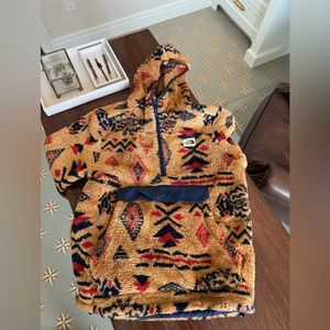 North Face Fleece Quarter Zip Sherpa Medium Men